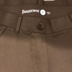 Betabrand Cropped Leg Dress Pant Yoga Pants
